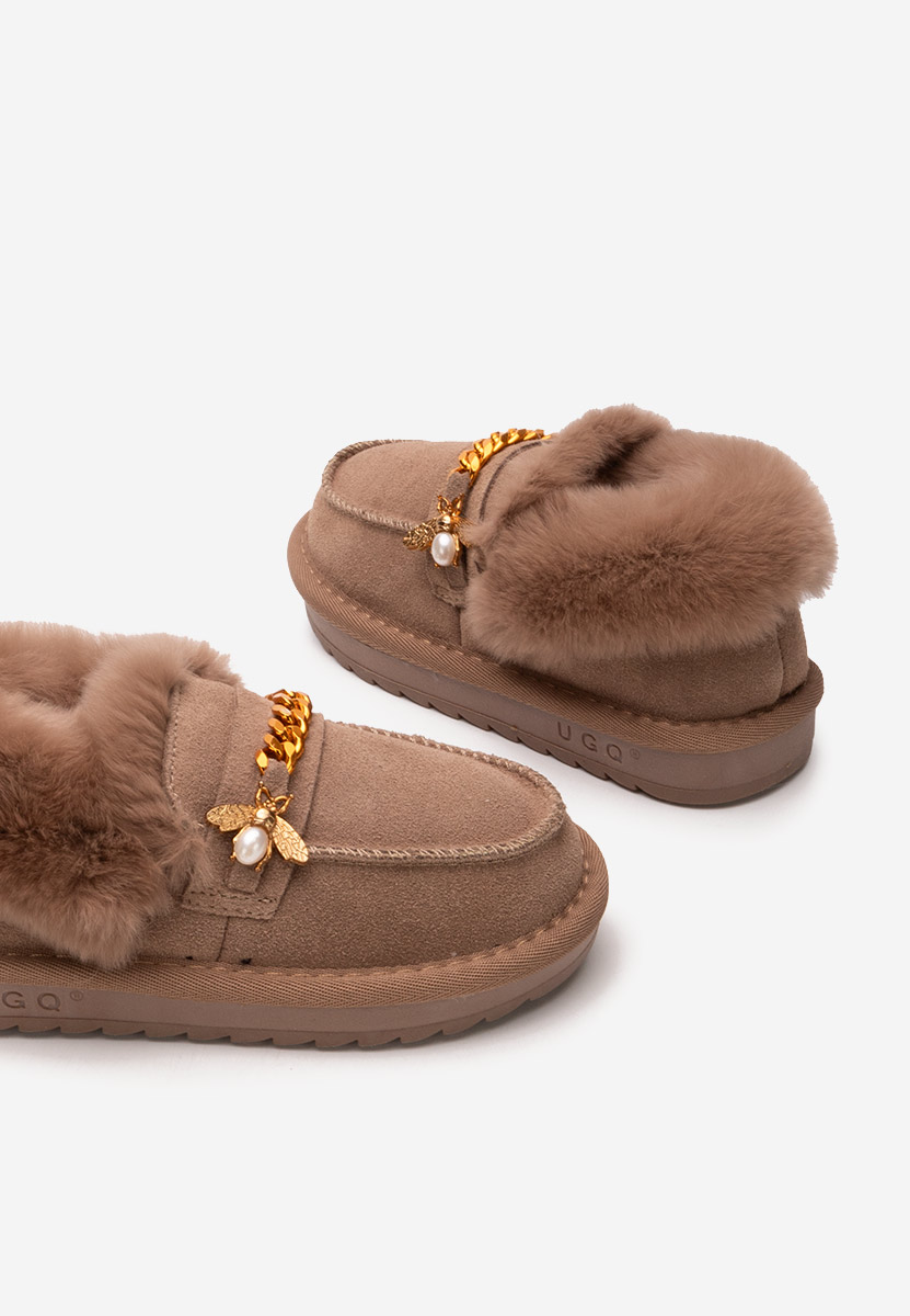 Stivaletti da ragazze Annamae beige