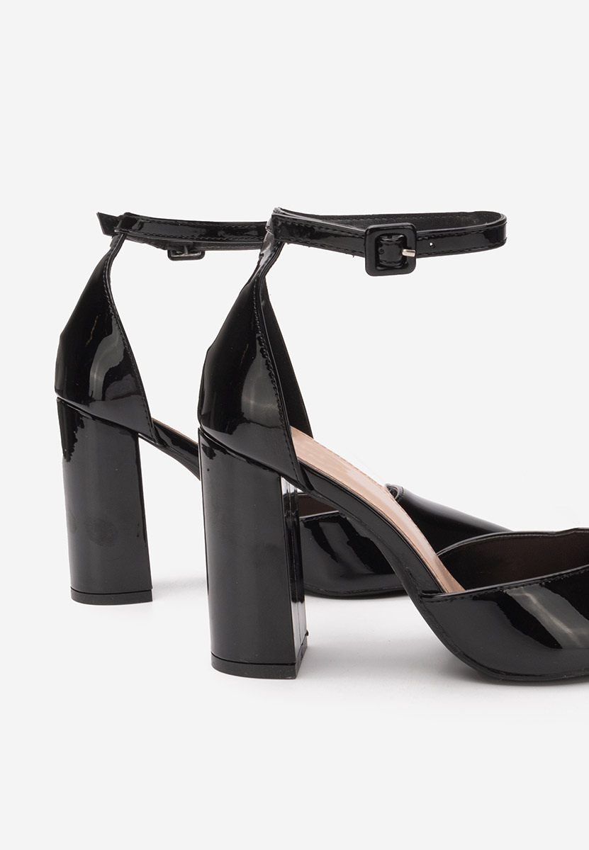 Décolleté tacco largo Zada nero