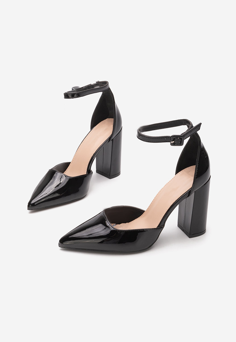 Décolleté tacco largo Zada nero