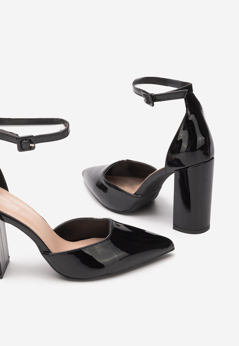 Décolleté tacco largo Zada nero
