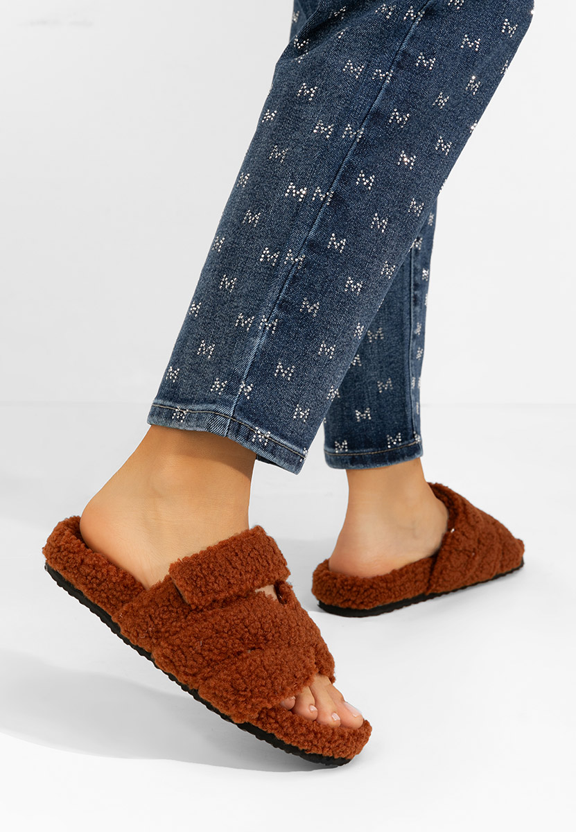 Ciabatte donna Merrill camel