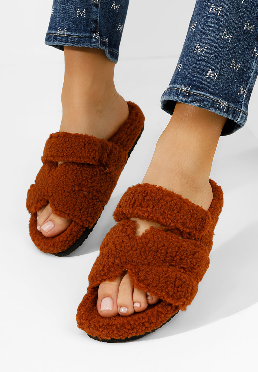 Ciabatte donna Merrill camel