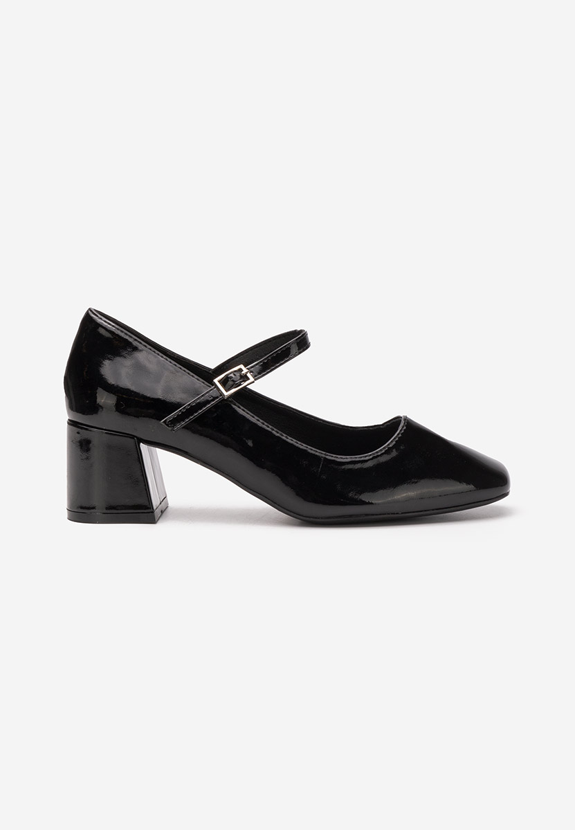 Décolleté tacco largo Erosa V4 nero
