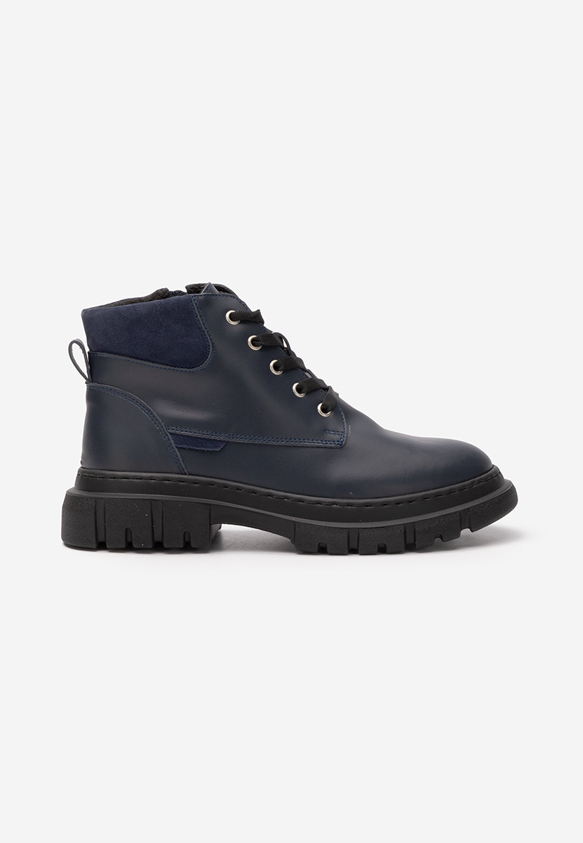 Stivaletti in pelle Aiqua blu scuro