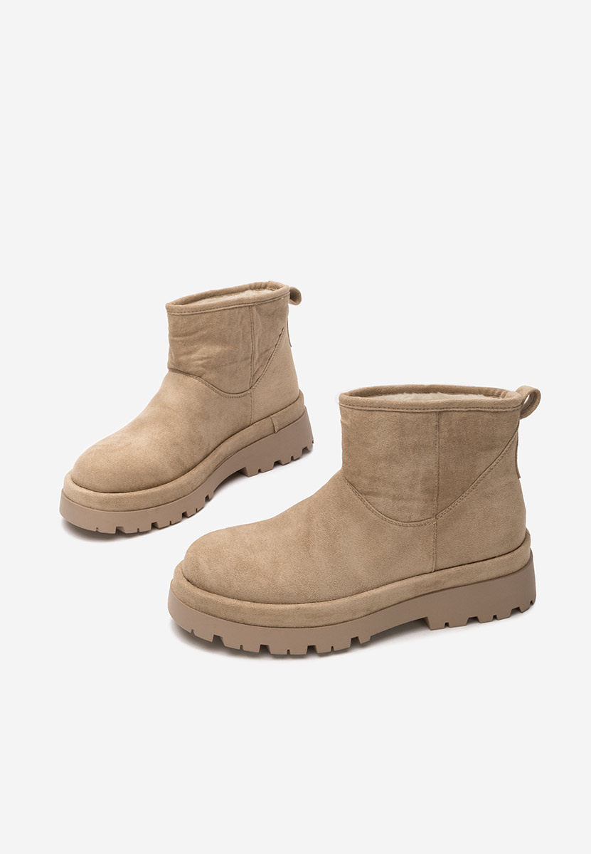 Stivaletti invernali donna Tenderly cachi