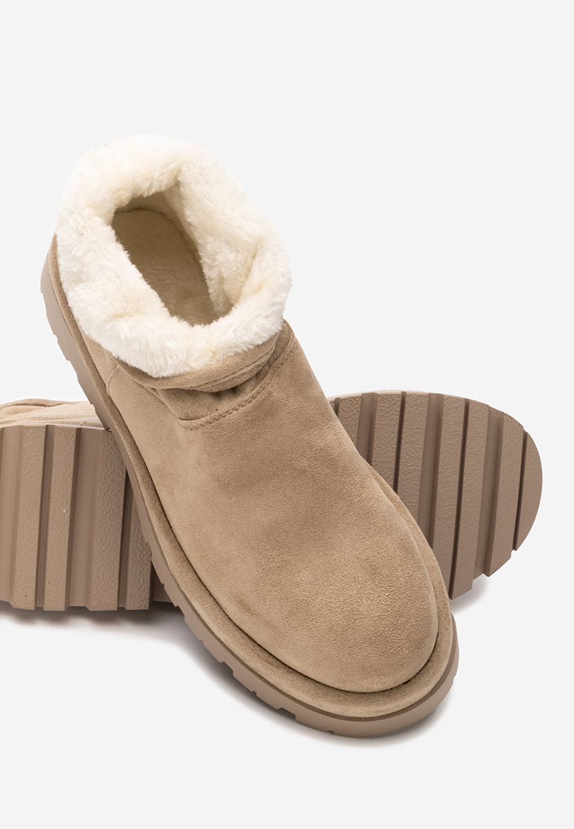 Stivaletti invernali donna Tenderly cachi