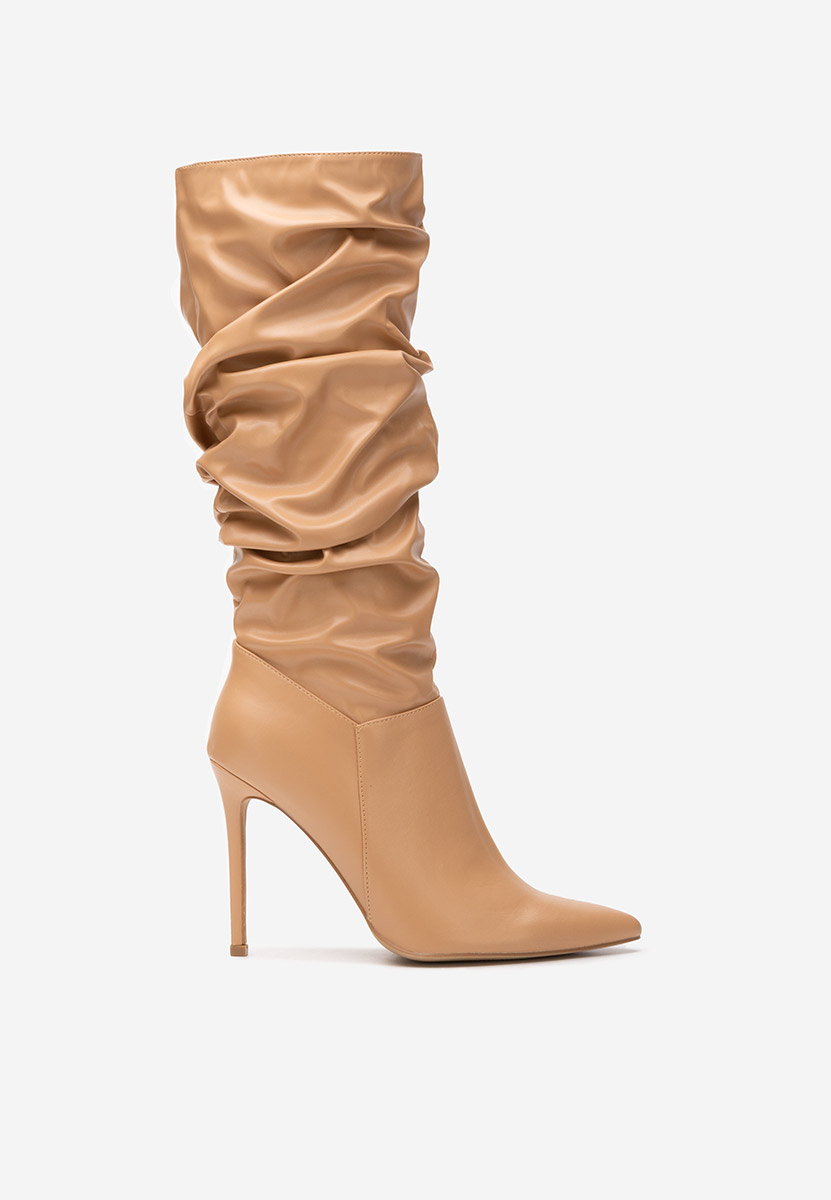 Stivali tacco a spillo Axendra Beige