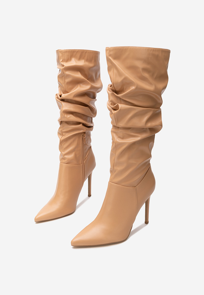 Stivali tacco a spillo Axendra Beige
