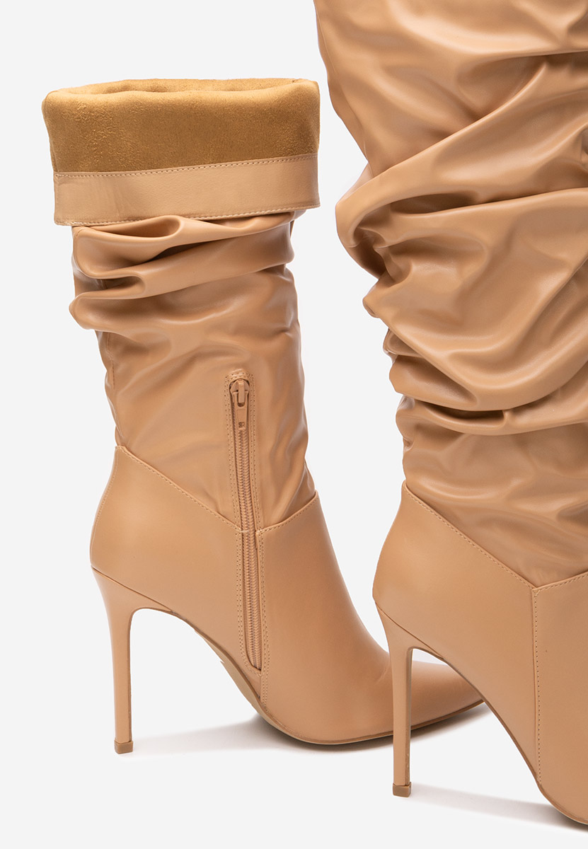 Stivali tacco a spillo Axendra Beige