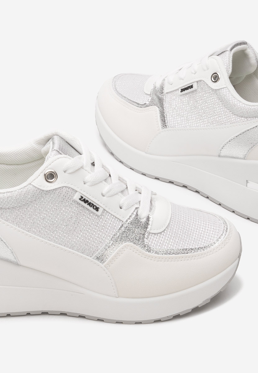 Sneakers con zeppa Zaneta bianchi