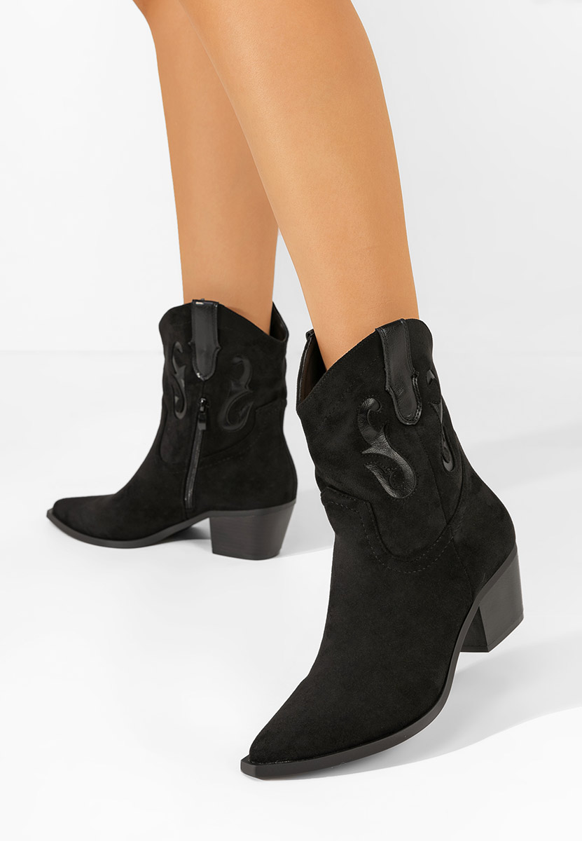 Stivaletti texani donna Lorriane nero