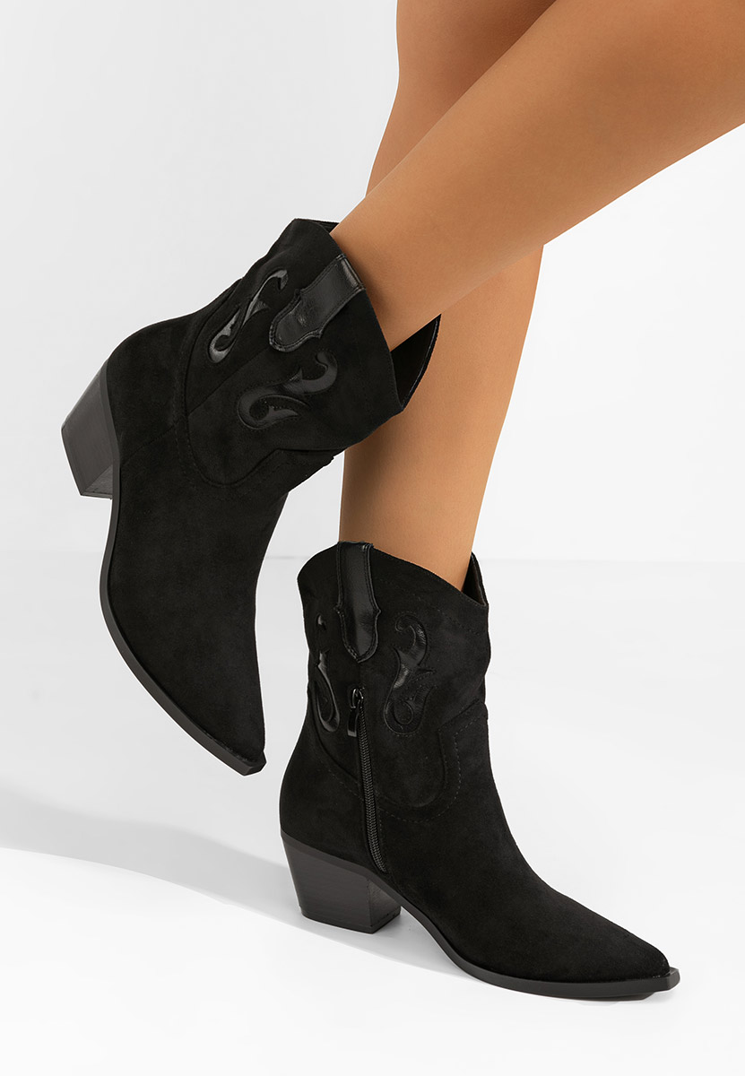 Stivaletti texani donna Lorriane nero
