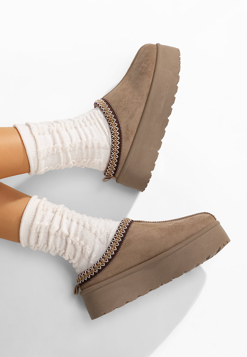 Zoccoli donna Comfy cachi