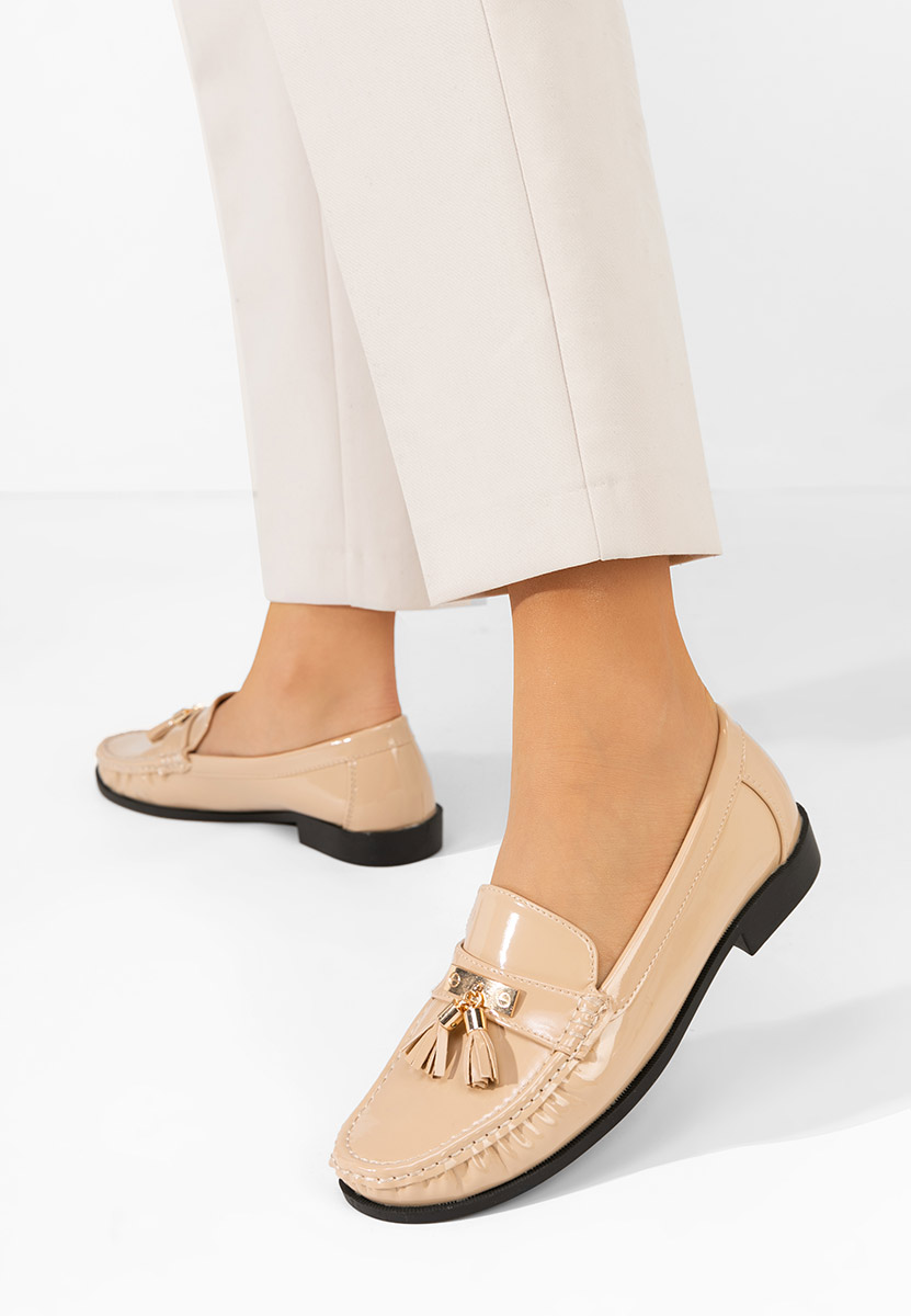 Loafers donna Dallas beige
