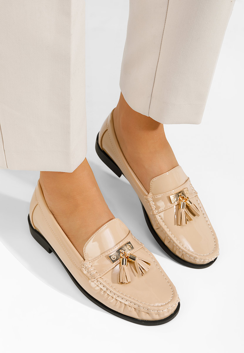 Loafers donna Dallas beige