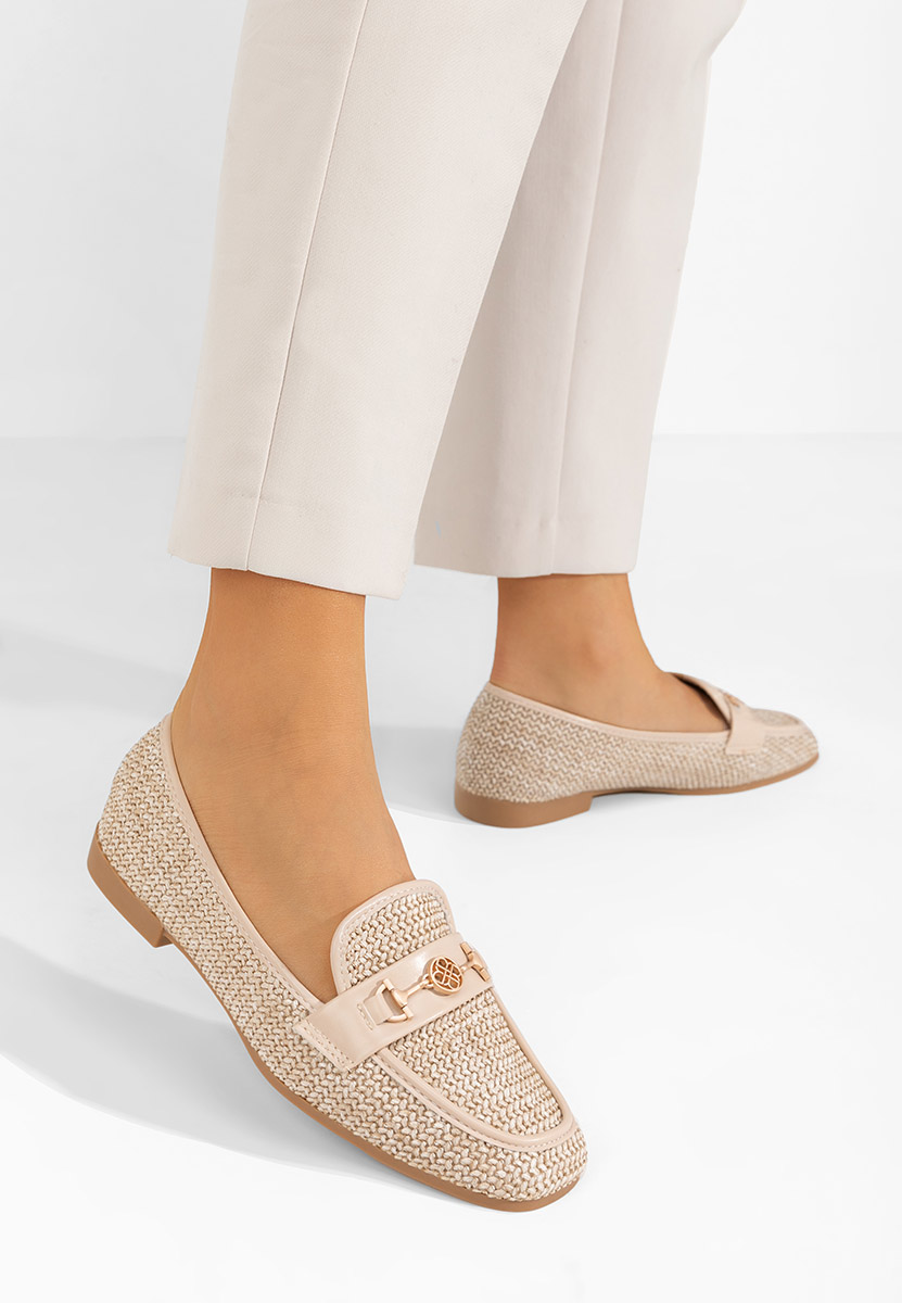 Mocassini da donna Carroll beige