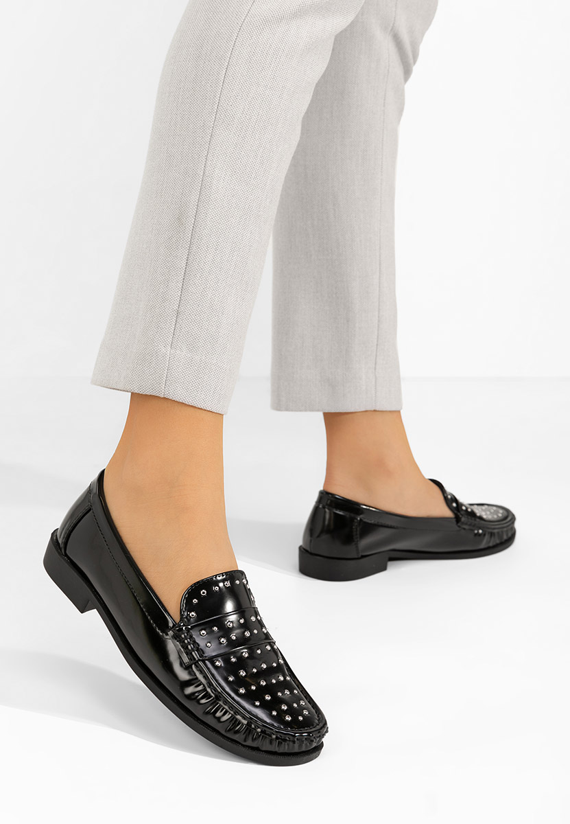 Mocassini da donna Preston nero