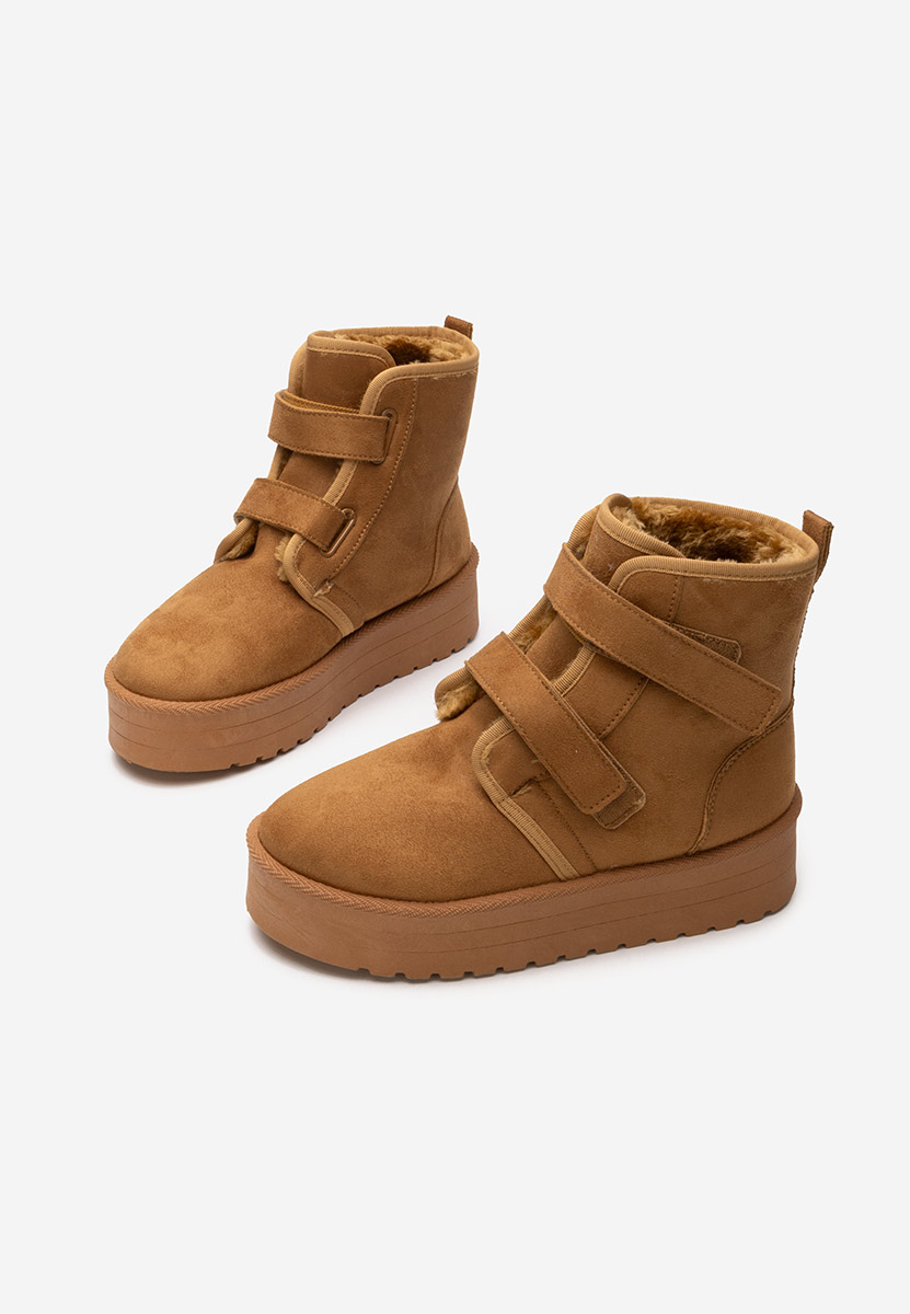 Stivaletti con plateau Dagmar camel