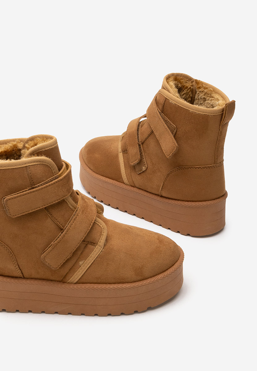 Stivaletti con plateau Dagmar camel