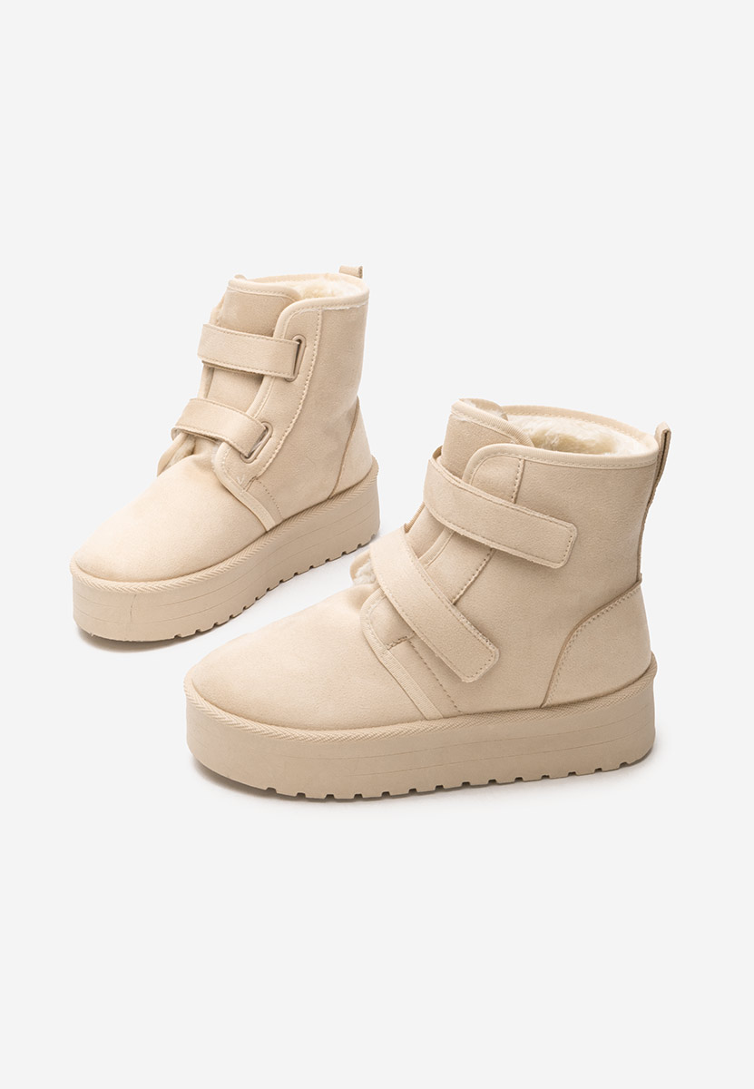 Stivaletti con plateau Dagmar beige