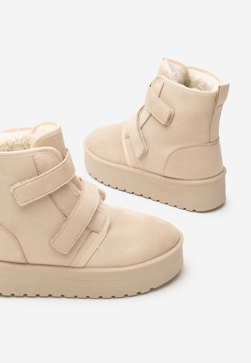 Stivaletti con plateau Dagmar beige