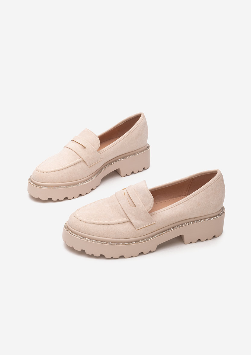 Mocassini con plateau Tirra V2 beige