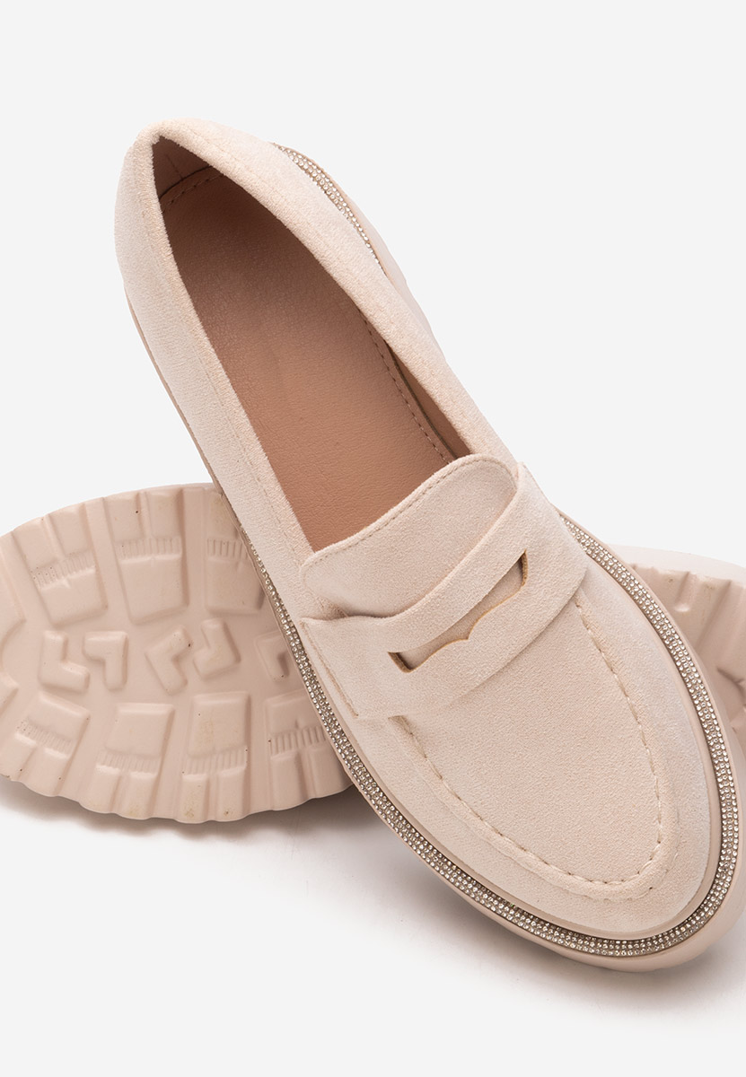 Mocassini con plateau Tirra V2 beige