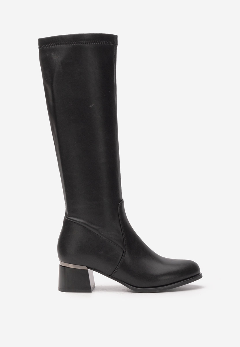 Stivali con tacco Lissette nero