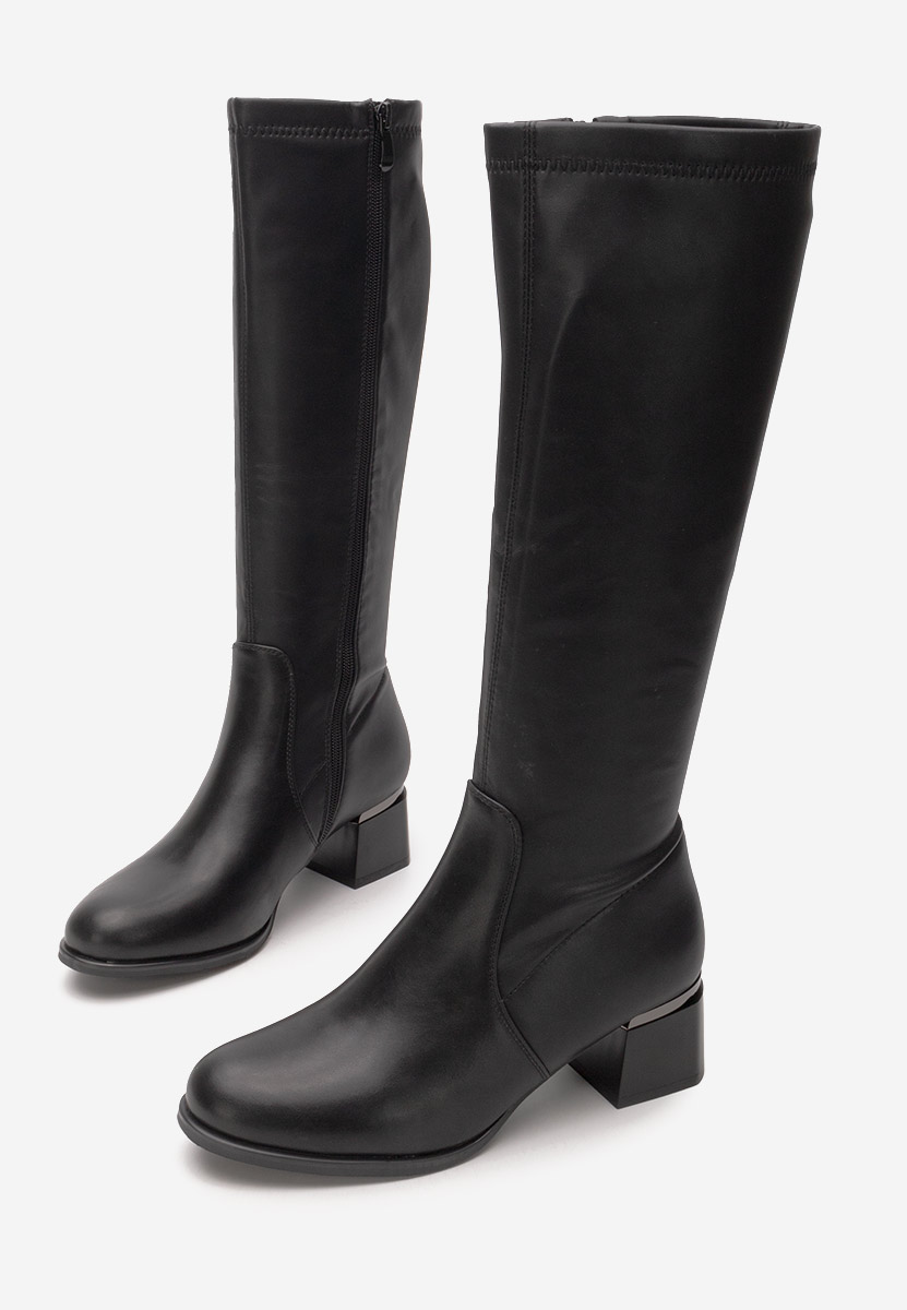 Stivali con tacco Lissette nero