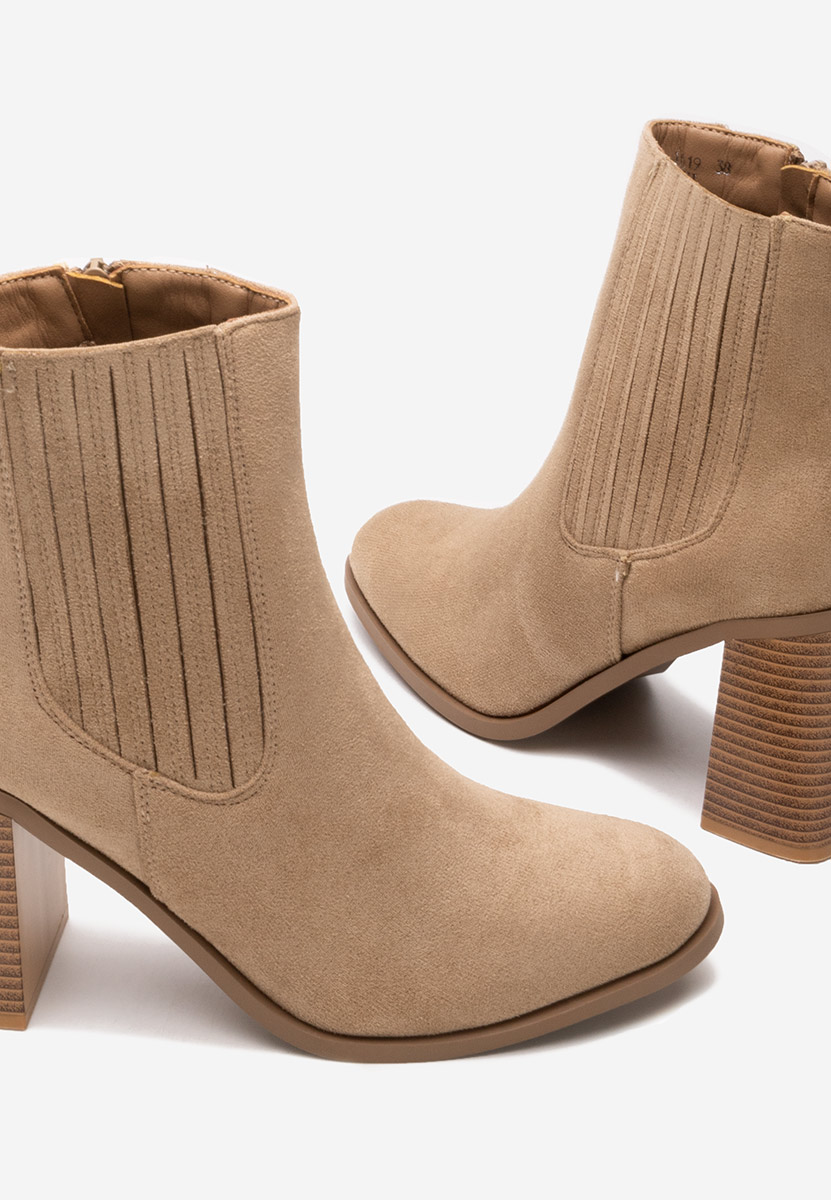 Tronchetti con tacco largo Elowyn cachi