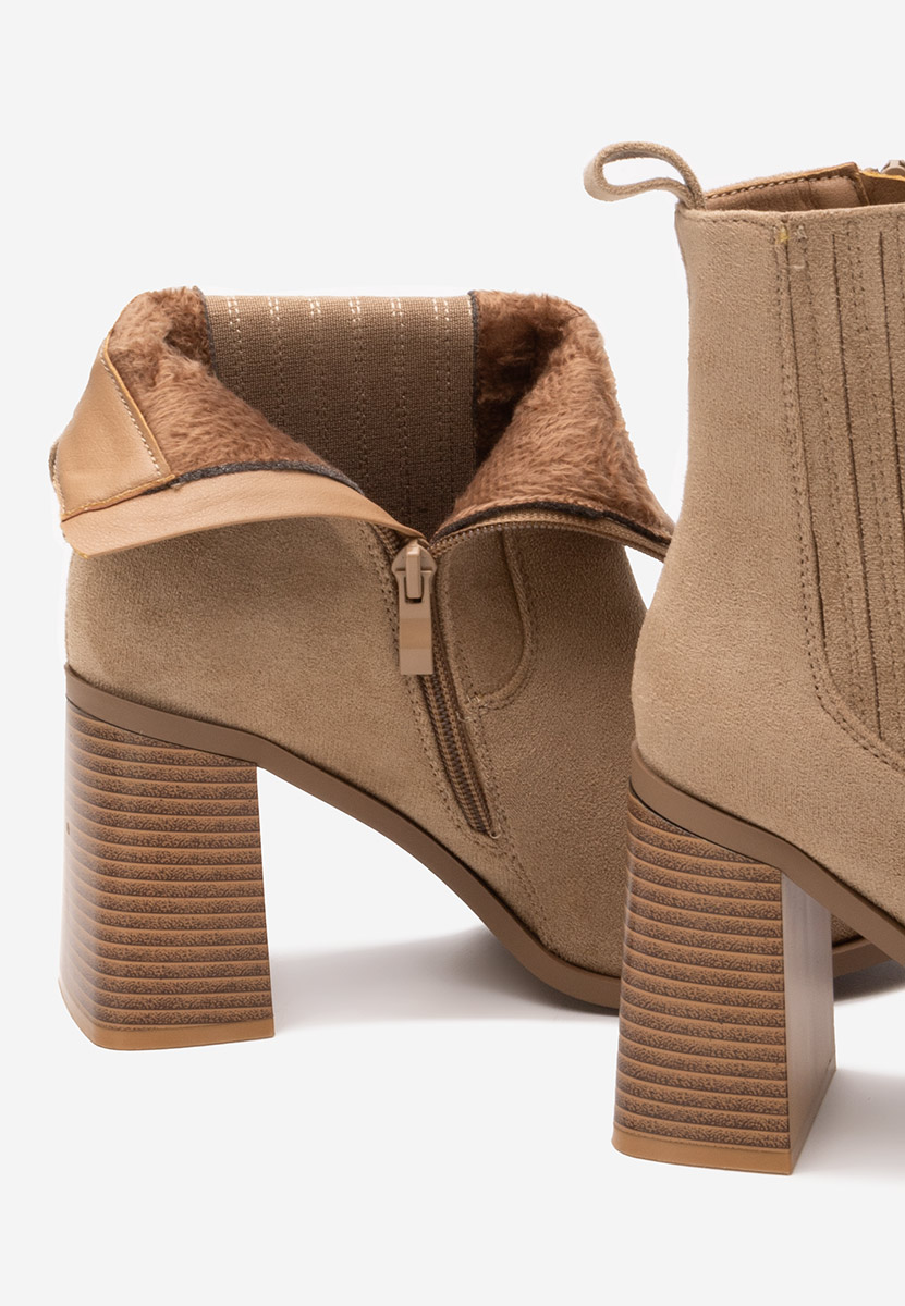 Tronchetti con tacco largo Elowyn cachi