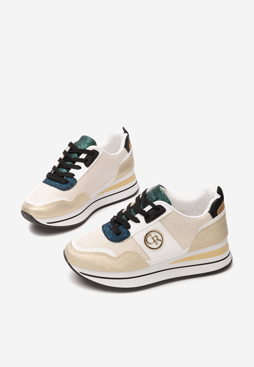 Sneakers con zeppa Zarida oro