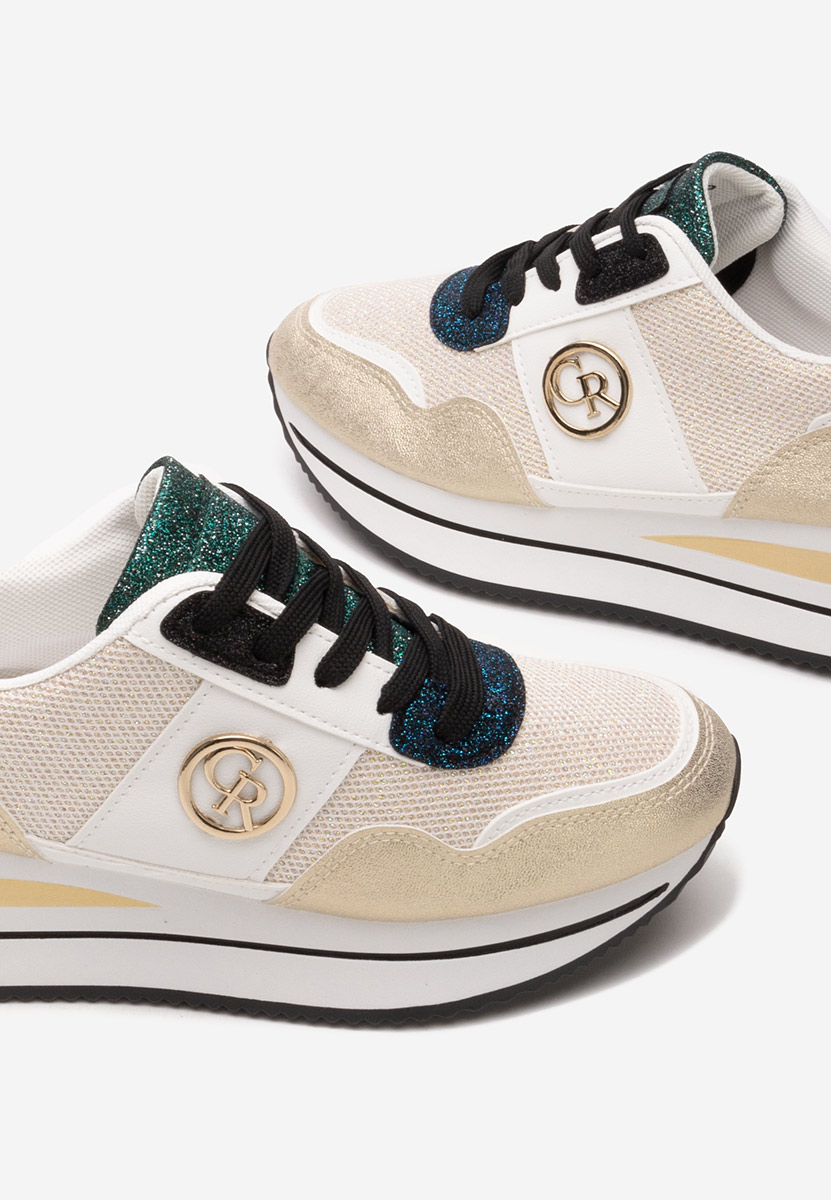 Sneakers con zeppa Zarida oro