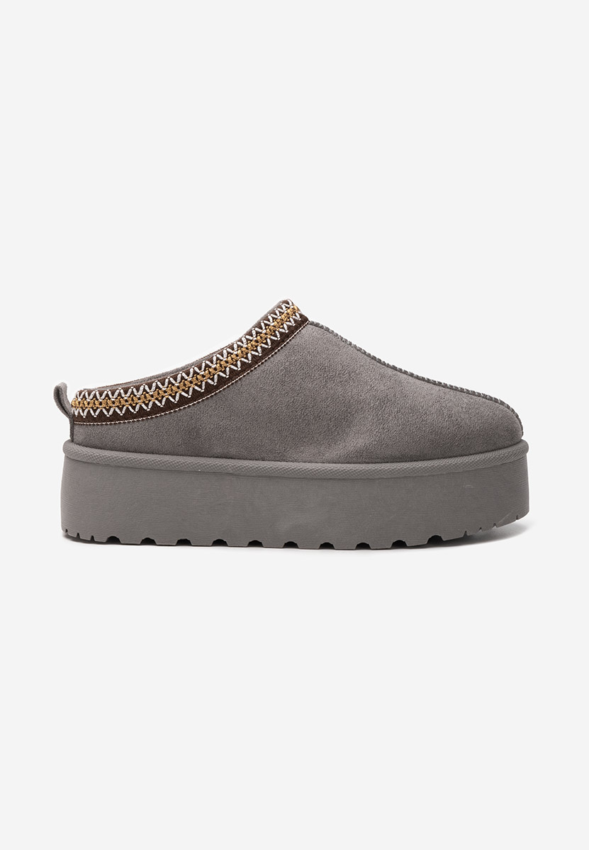 Ciabatte platform Comfy grigio