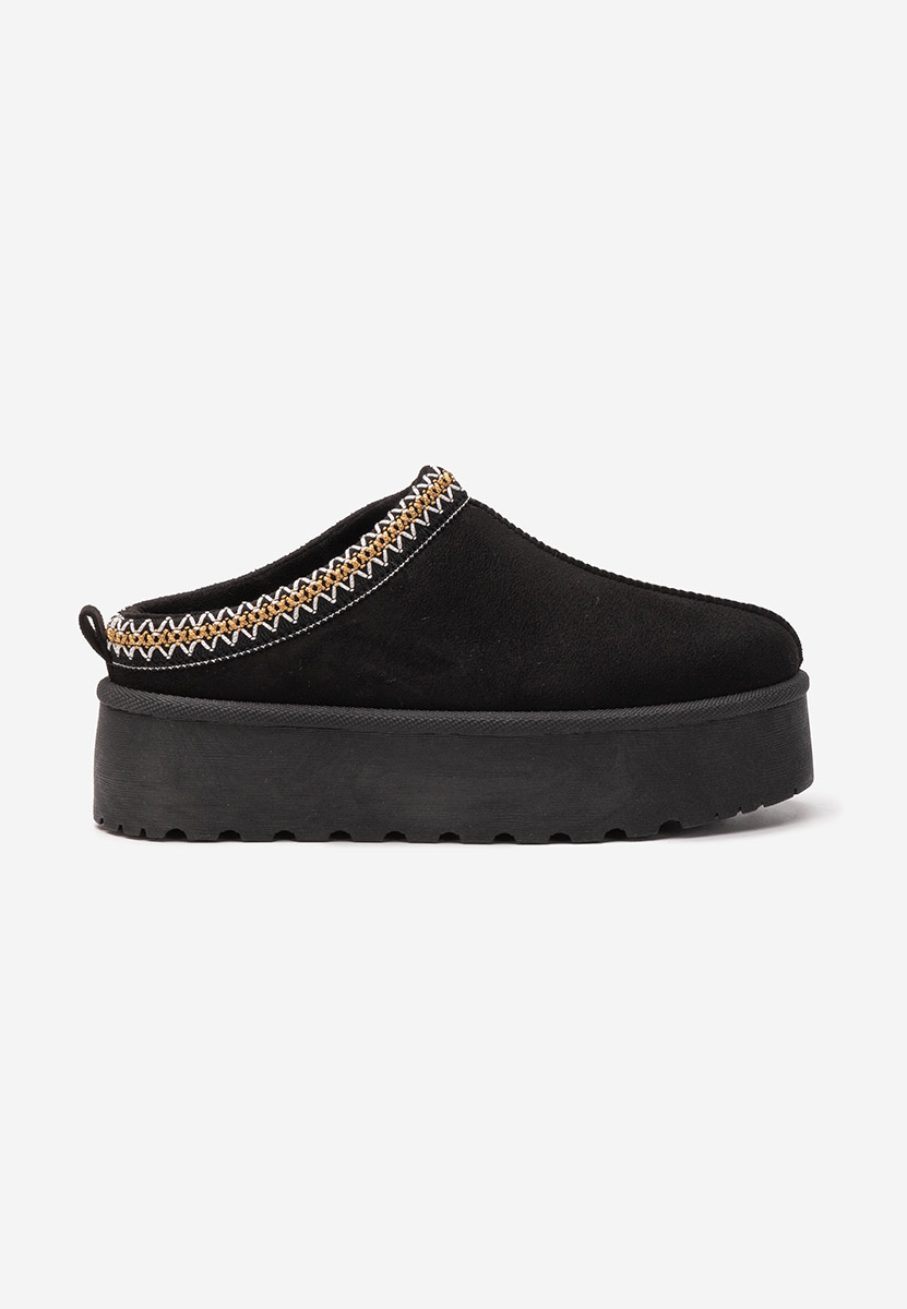 Zoccoli con zeppa Comfy nero