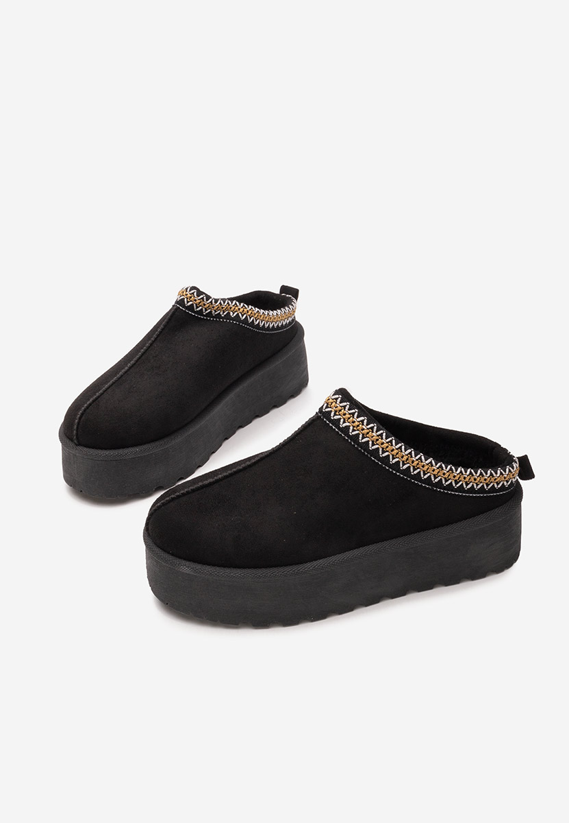 Zoccoli con zeppa Comfy nero