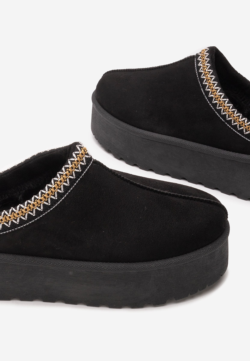 Zoccoli con zeppa Comfy nero