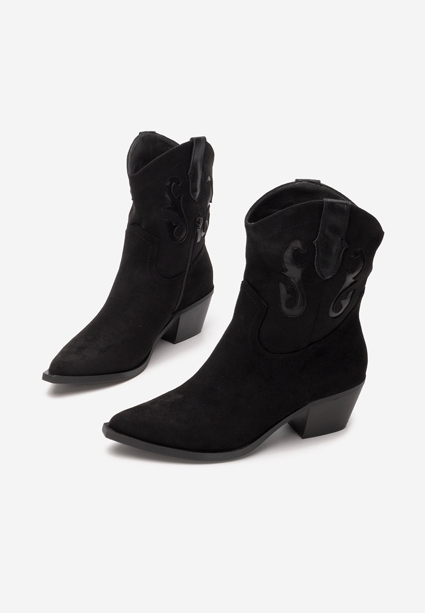 Stivaletti texani donna Lorriane nero
