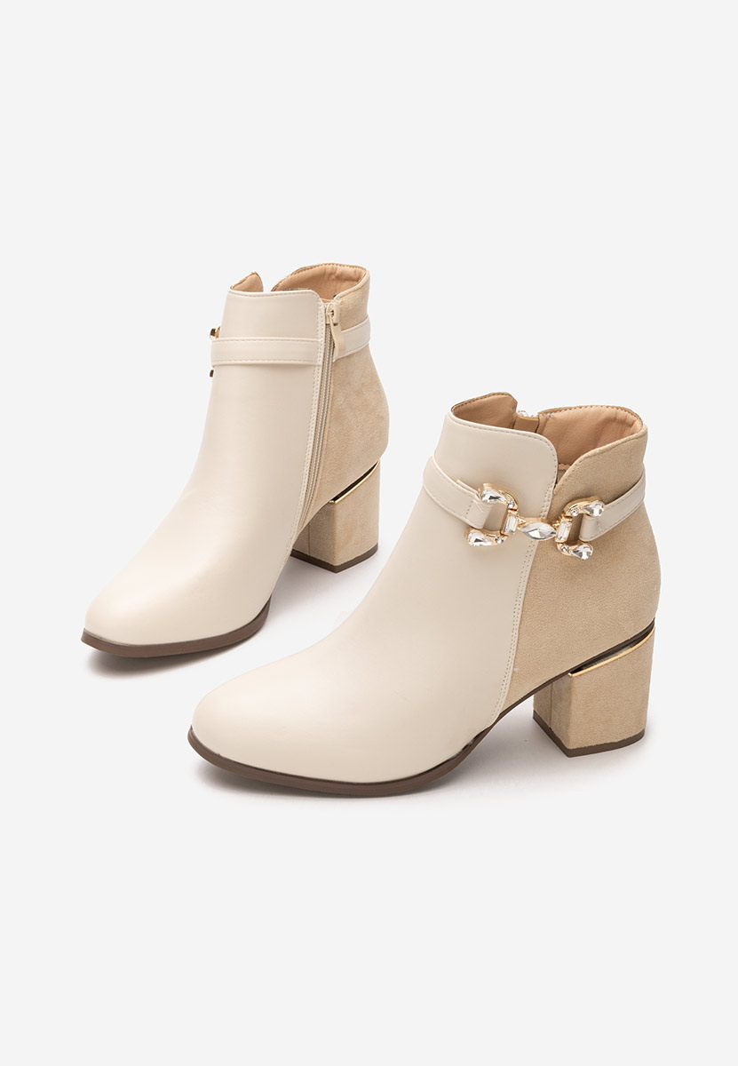 Tronchetti donna eleganti Safa beige