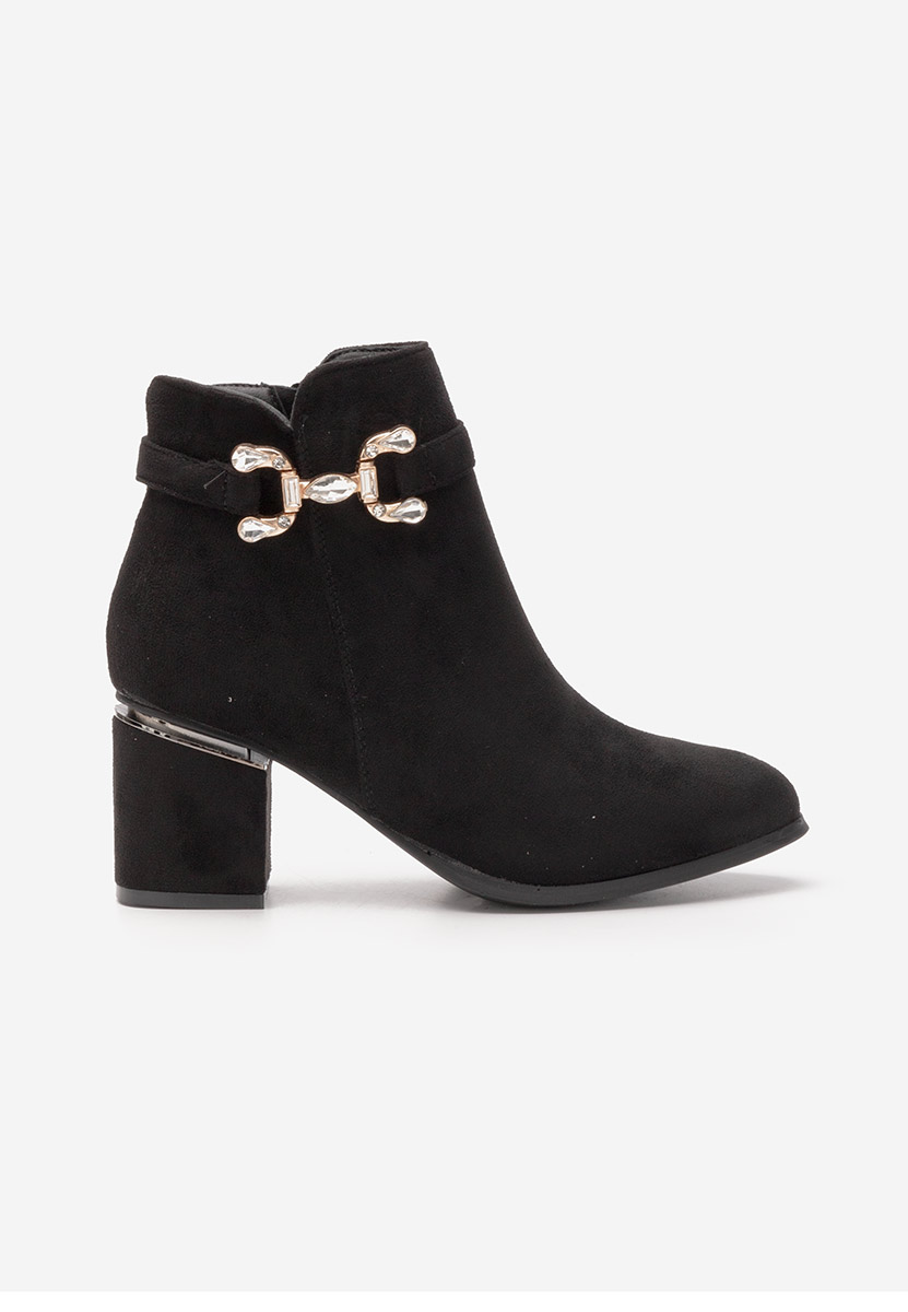 Tronchetti con tacco largo Safa V2 nero