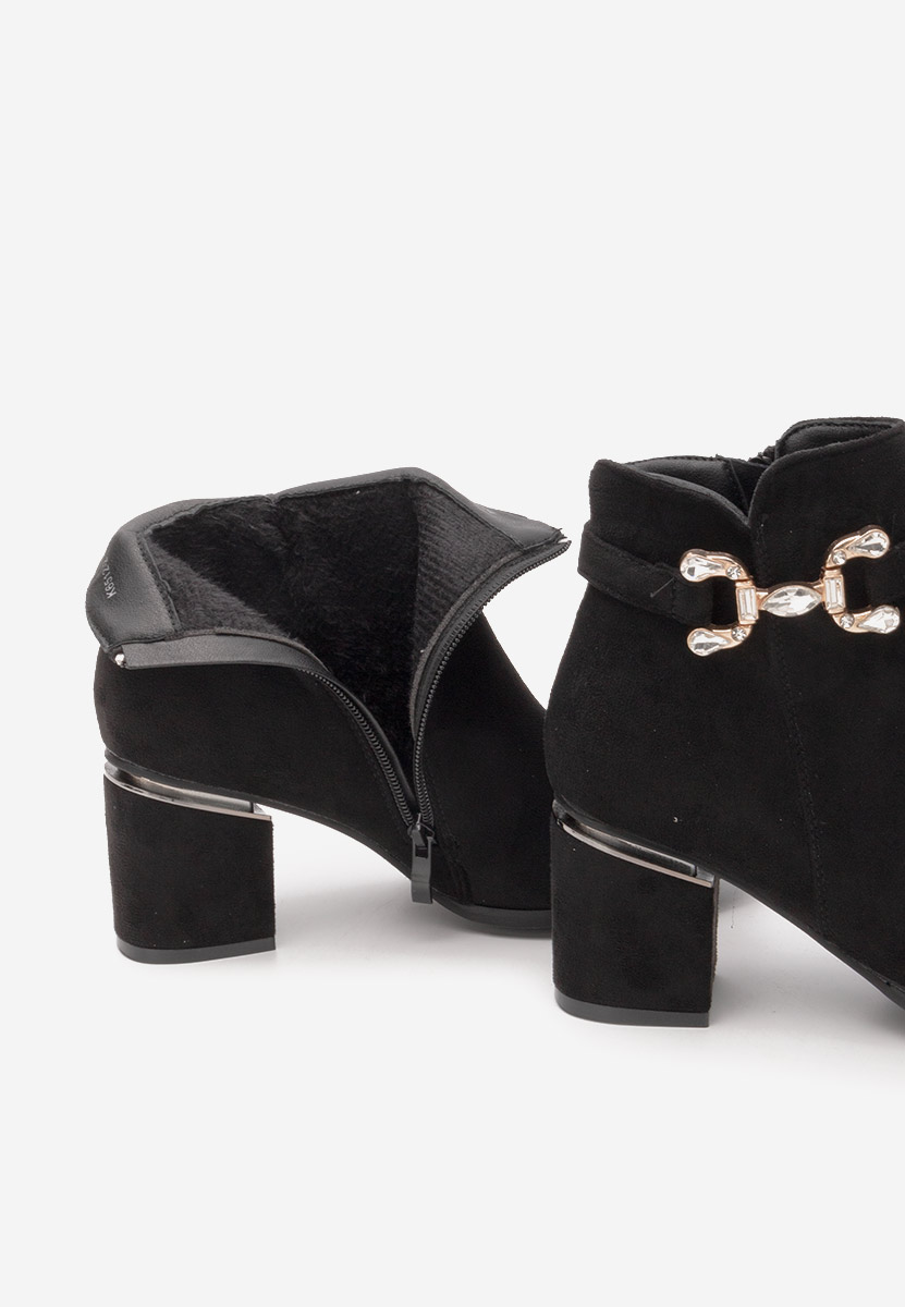 Tronchetti con tacco largo Safa V2 nero