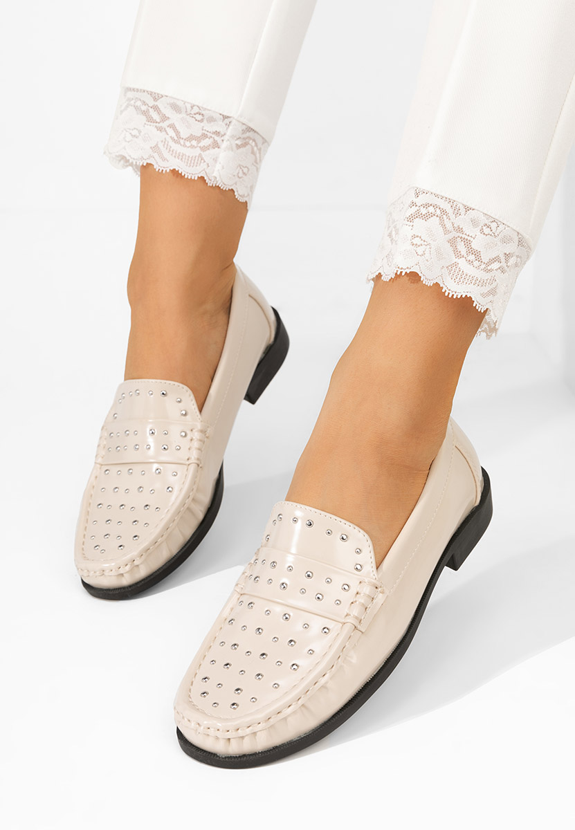 Mocassini da donna Preston beige