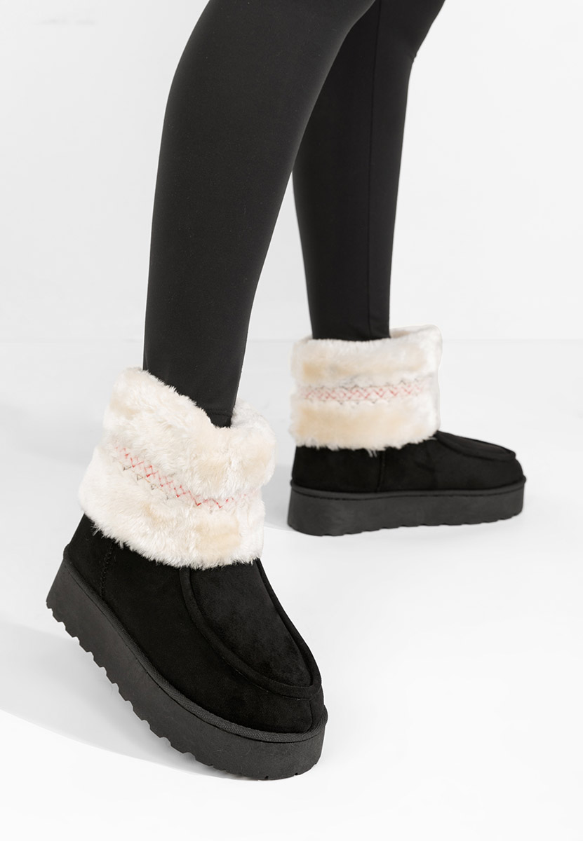 Stivaletti con plateau Rosalyn nero