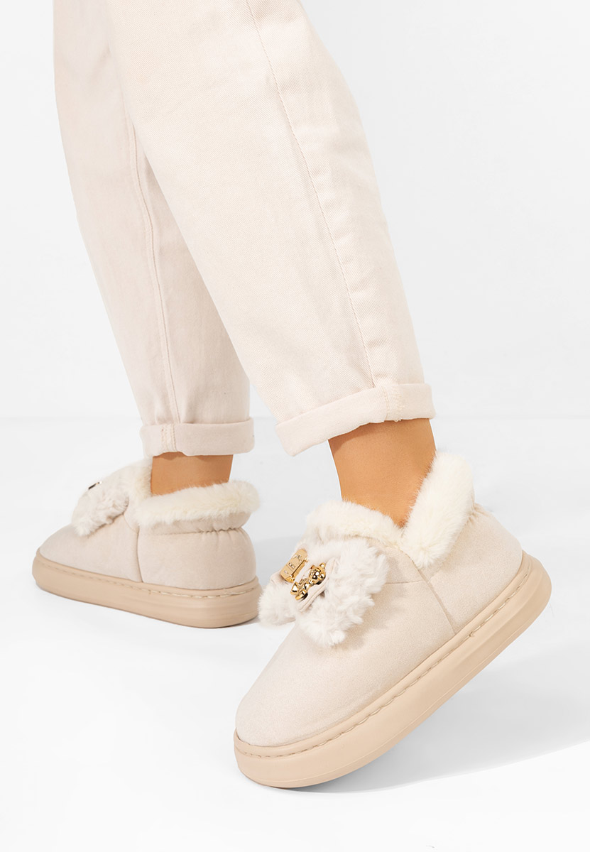 Stivaletti invernali donna Norine beige