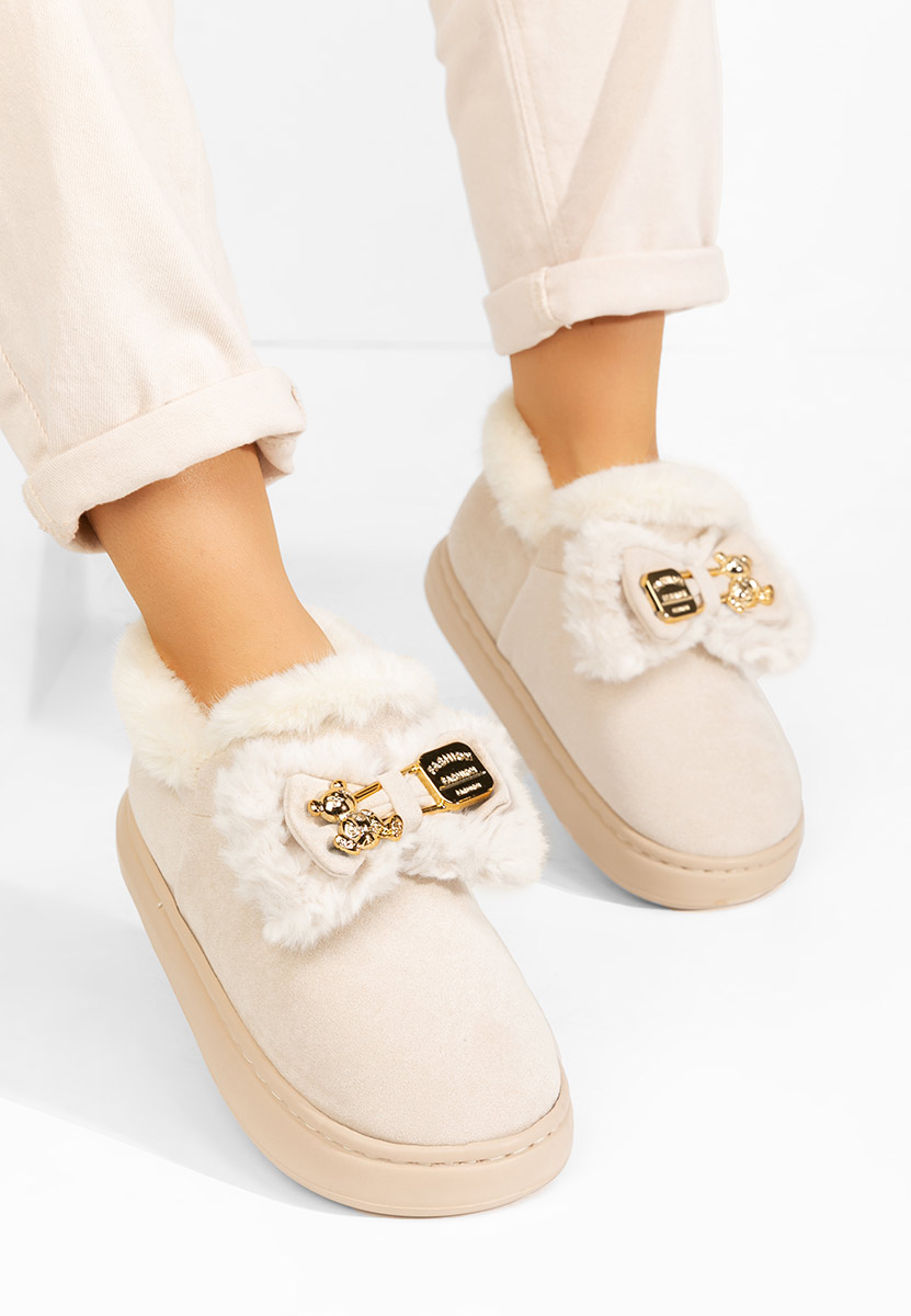 Stivaletti invernali donna Norine beige