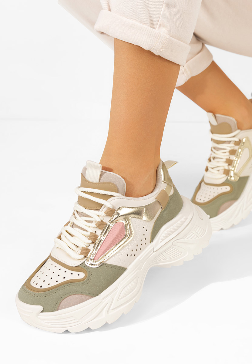 Sneakers con zeppa Dorathy verdi