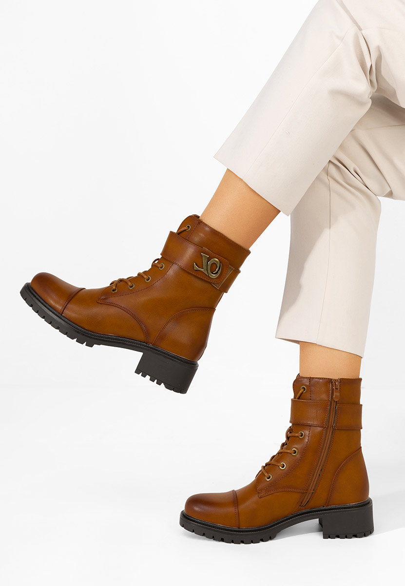 Scarponcini donna Williema camel