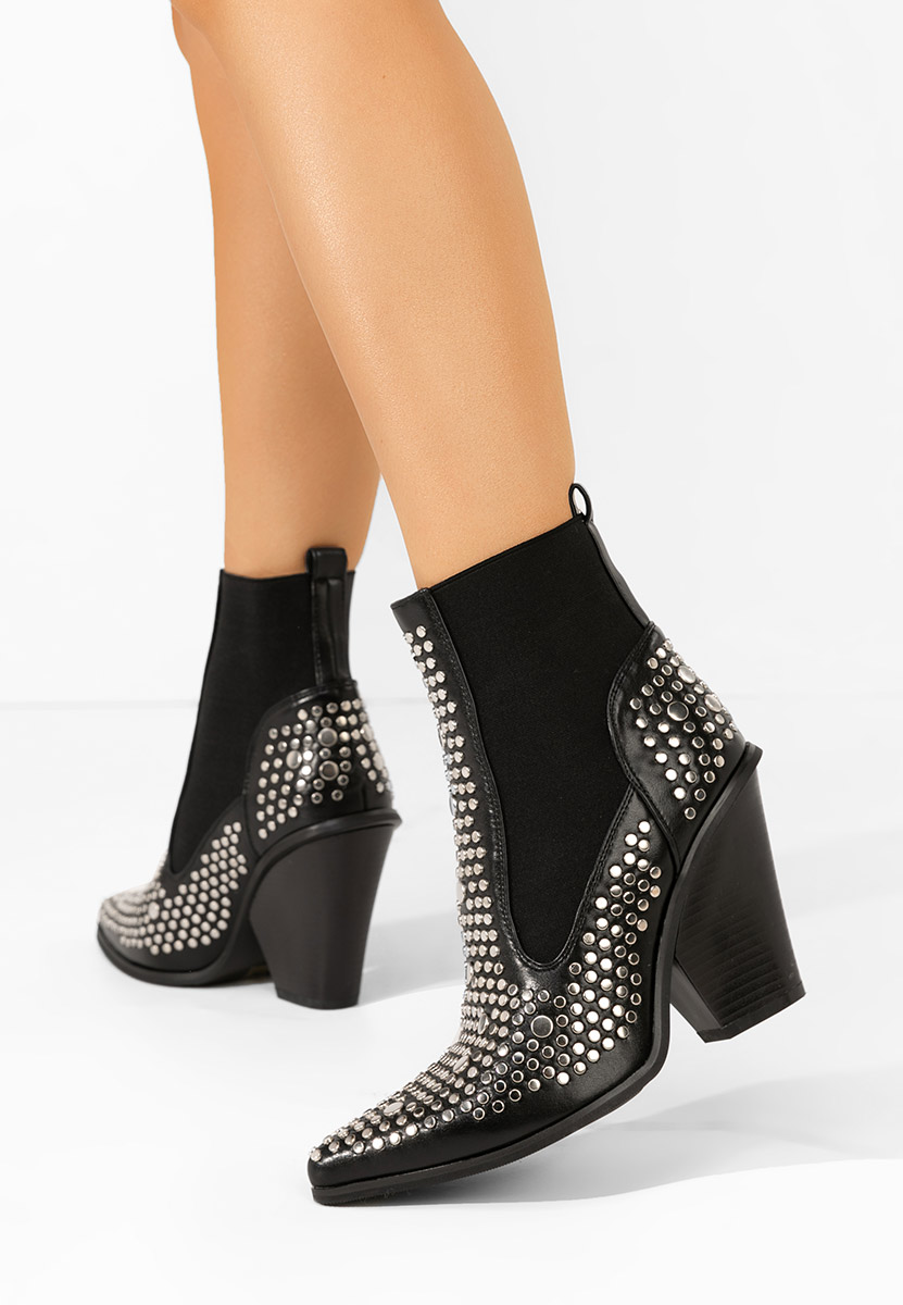 Stivaletti texani donna Tiffanie nero