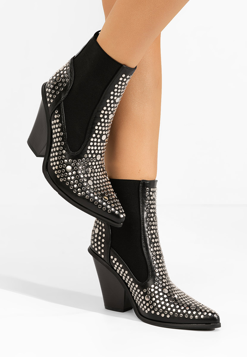 Stivaletti texani donna Tiffanie nero