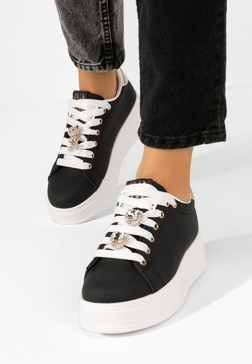Sneakers con plateau Ralia neroi
